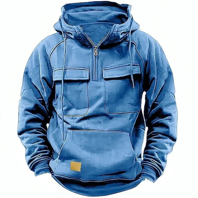 JACE | Men’s Fleece-Lined Winter Hoodie