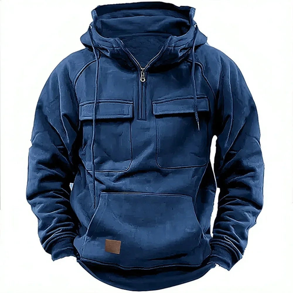 JACE | Men’s Fleece-Lined Winter Hoodie