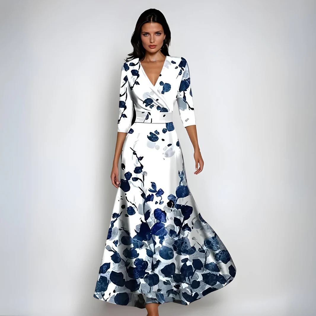 PAOLA | Women’s Midi Dress with Pockets