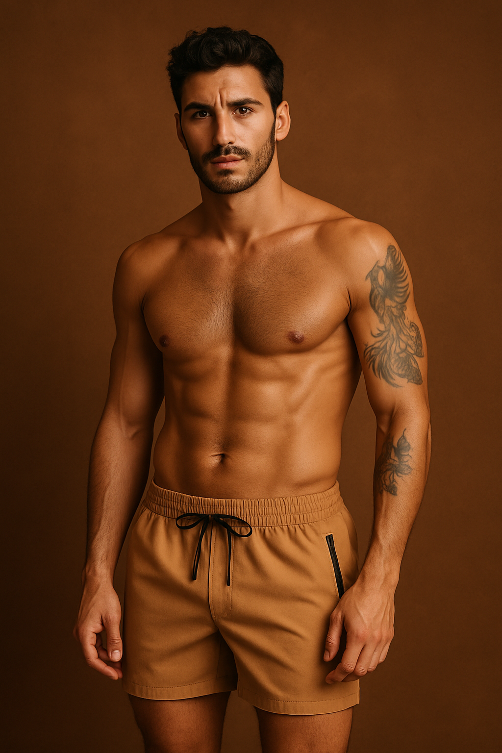 LEO | Men’s Swim Shorts with Zip Pockets