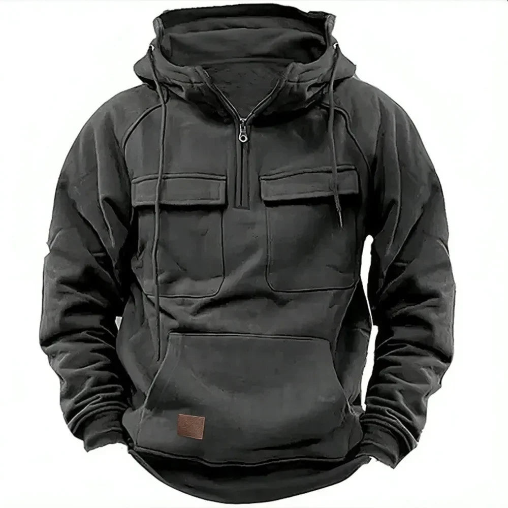 JACE | Men’s Fleece-Lined Winter Hoodie