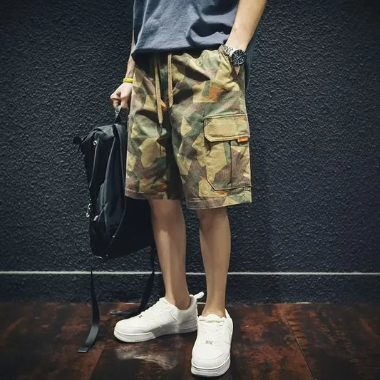 DAVIDE | Men's Camouflage Summer Cargo Trousers