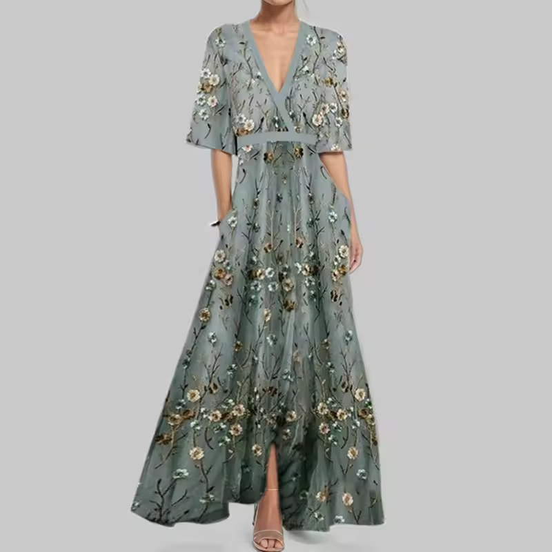 PAOLA | Women’s Midi Dress with Pockets
