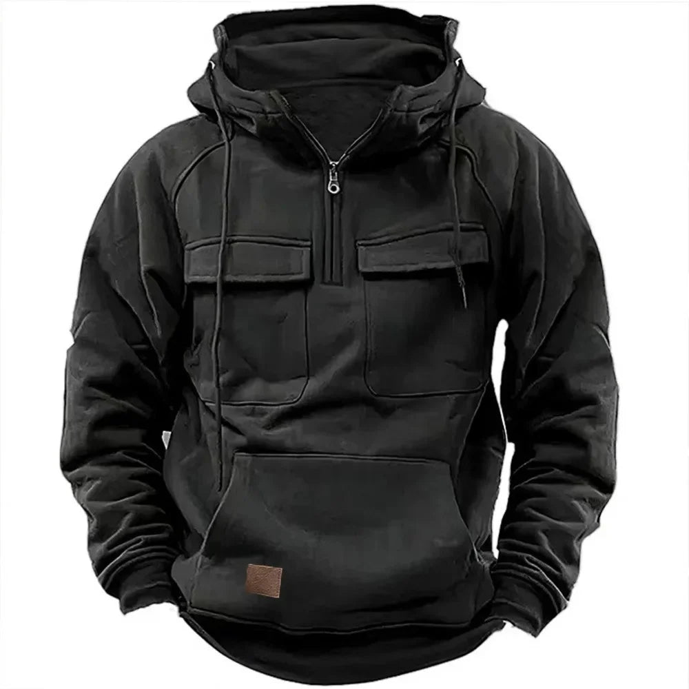 JACE | Men’s Fleece-Lined Winter Hoodie