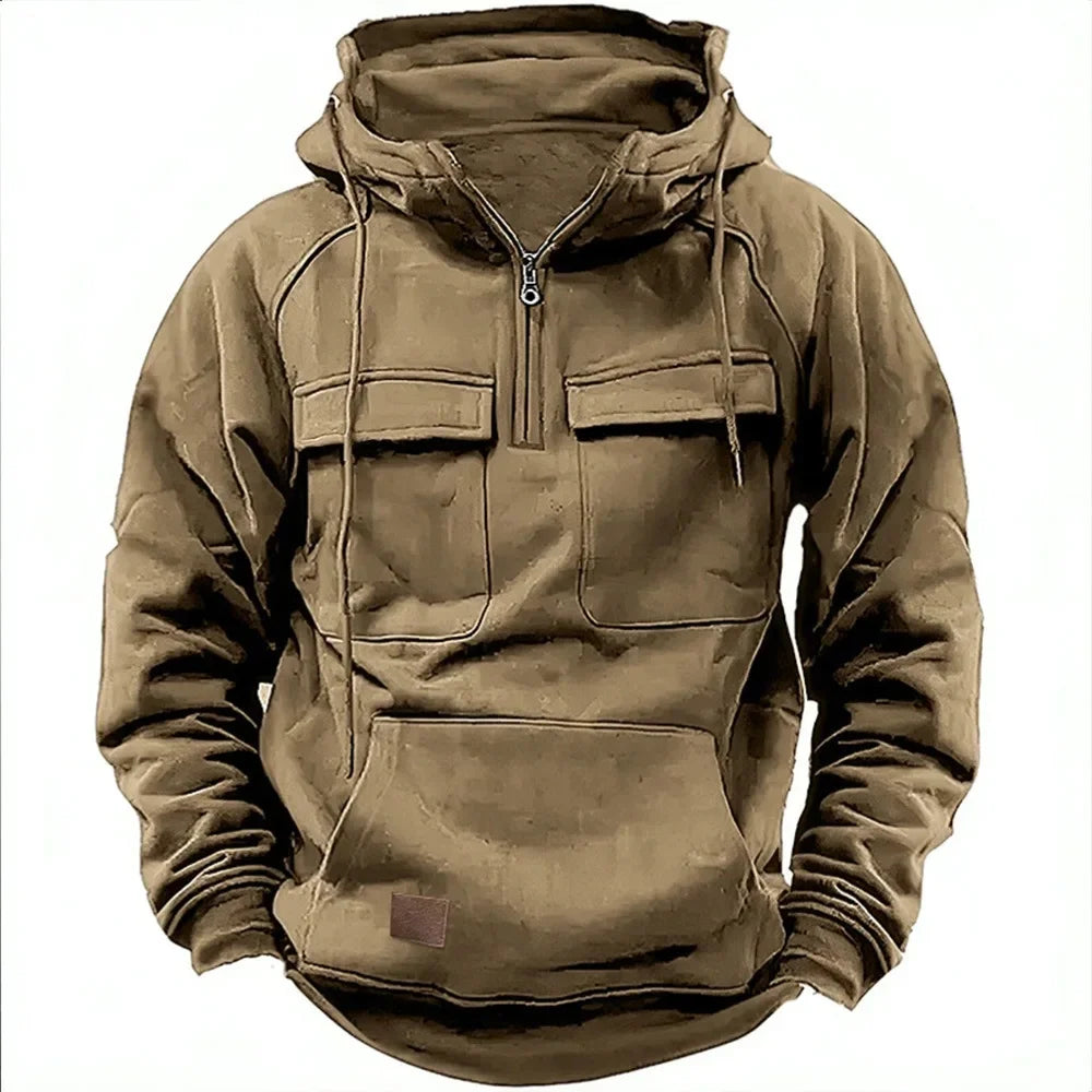 JACE | Men’s Fleece-Lined Winter Hoodie